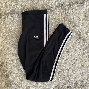 Adidas classic 3 stripe workout legging